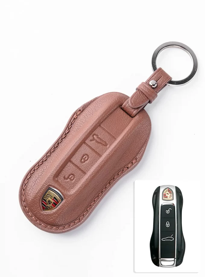 Шкіряний чохол для ключа Porsche TM-938
