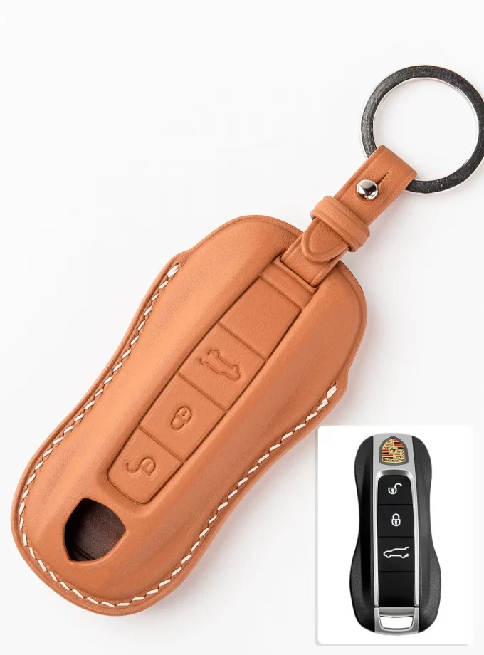 Шкіряний чохол для ключа Porsche TM-722