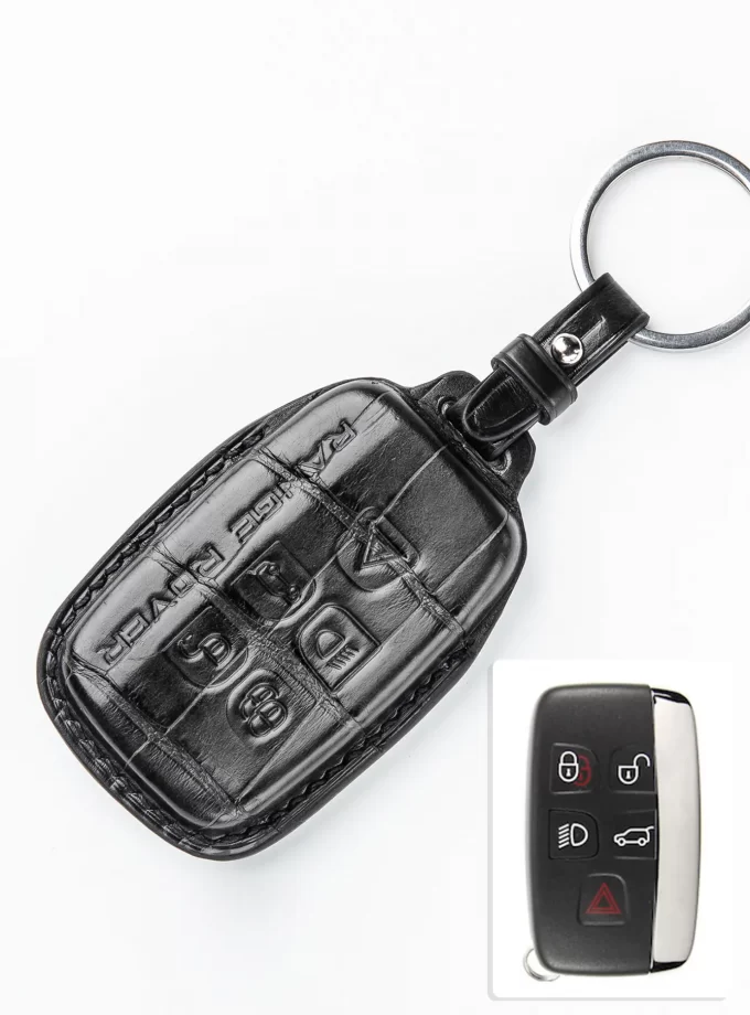 Шкіряний чохол для ключа Range Rover зі шкіри крокодила TM-892