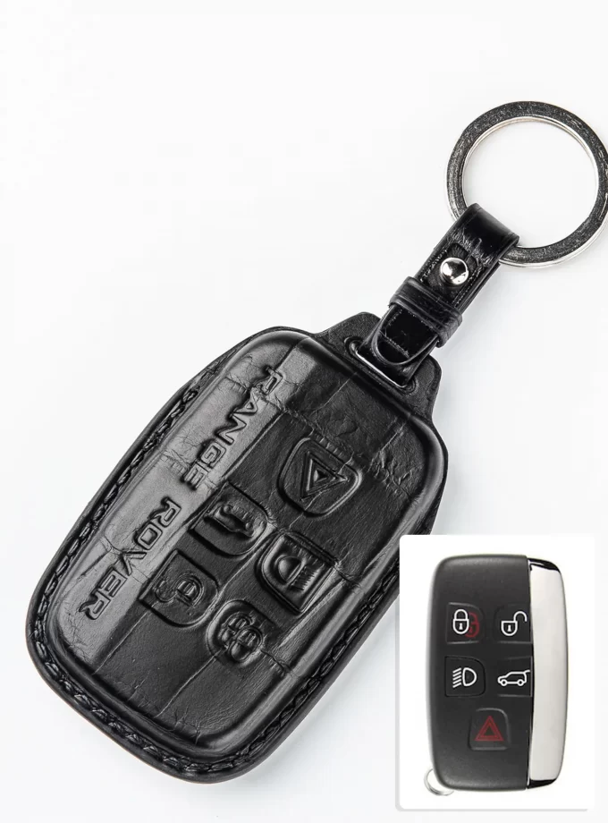 Шкіряний чохол для ключа Range Rover зі шкіри крокодила TM-894