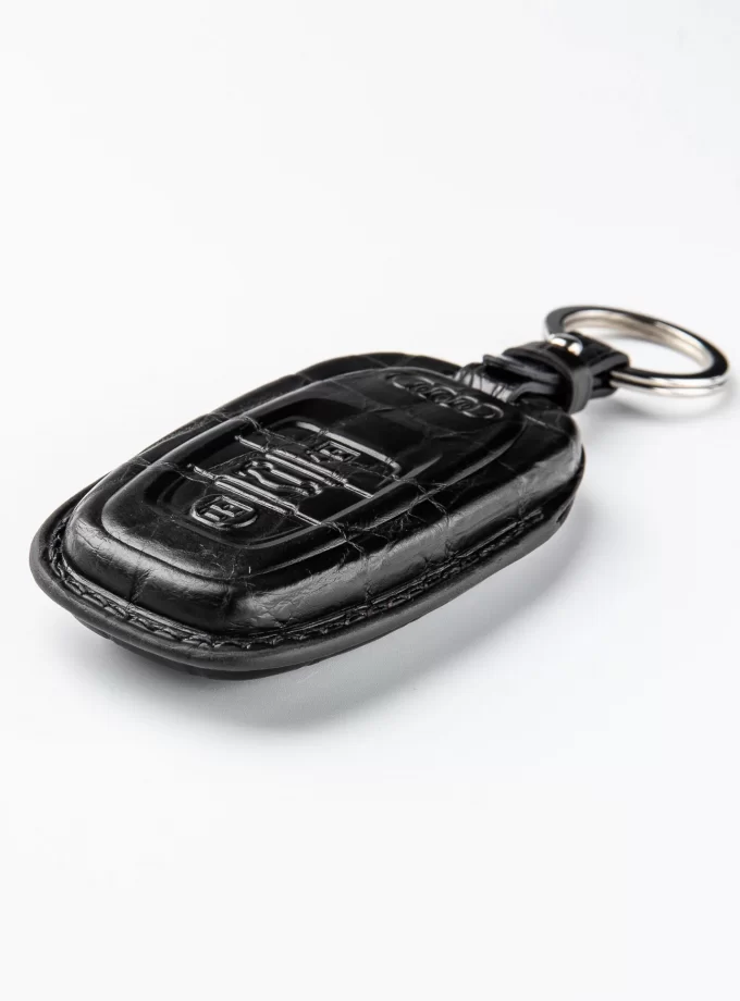 Шкіряний чохол для ключа Audi зі шкіри крокодила TM-813