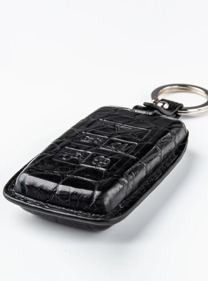 Шкіряний чохол для ключа Range Rover зі шкіри крокодила TM-895