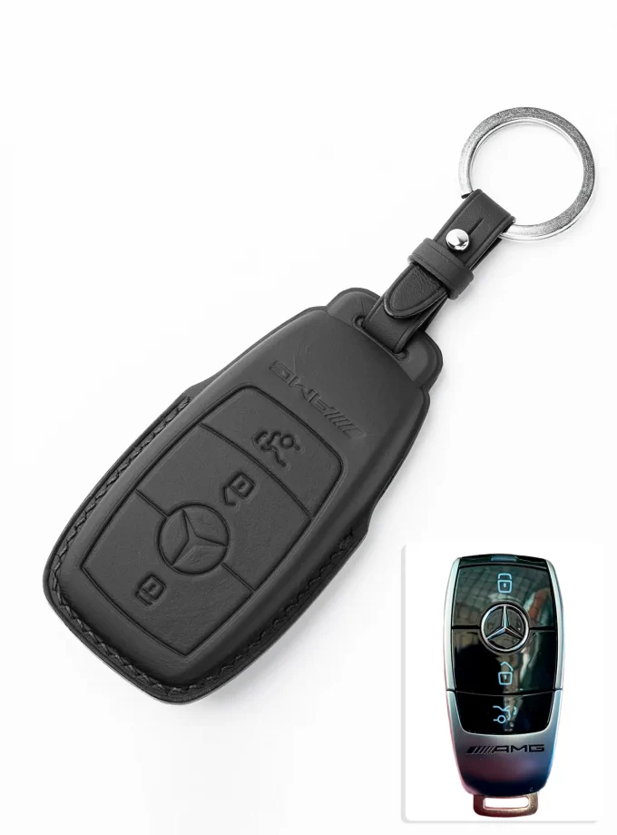 Шкіряний чохол для ключа Mercedes-Benz AMG TM-757