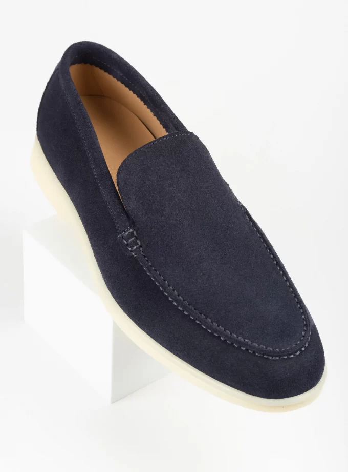 Чоловічі лофери класичні Timotheus Синій фіолет