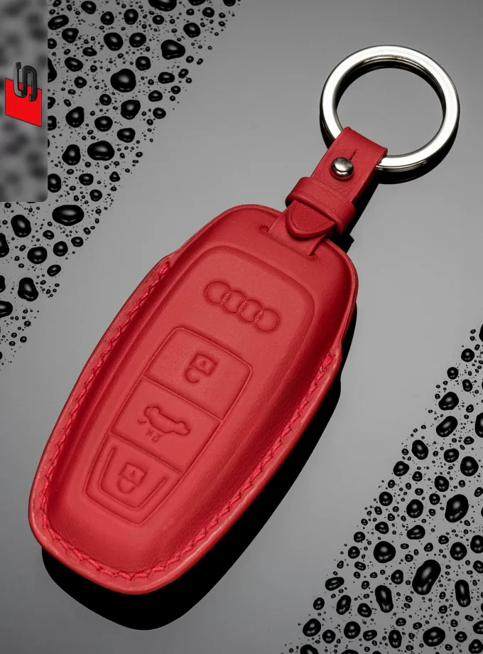 Шкіряний чохол для ключа Audi TM-787 A6 | A7 | A8 | Q7 | Q8 | S | RS