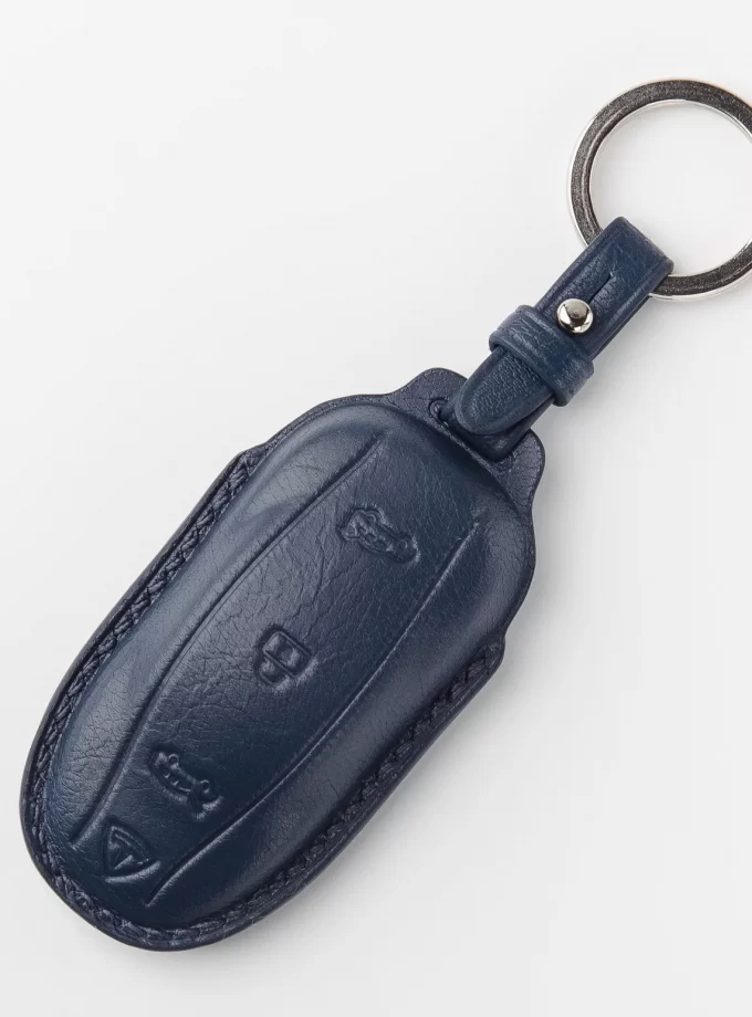 Шкіряний чохол для ключа Tesla Model S TM-944