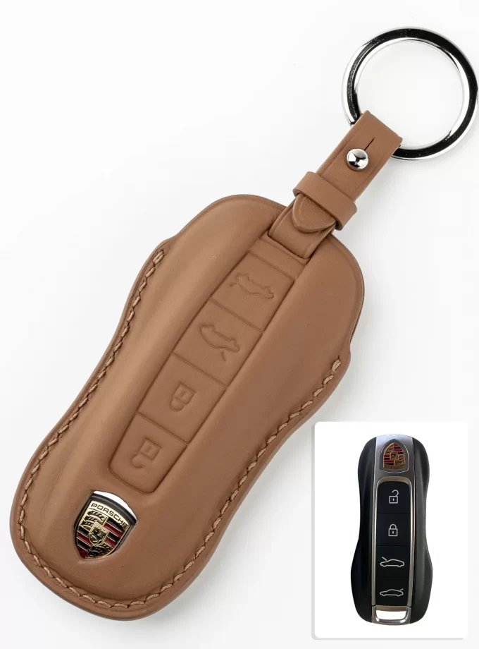 Шкіряний чохол для ключа Porsche TM-612
