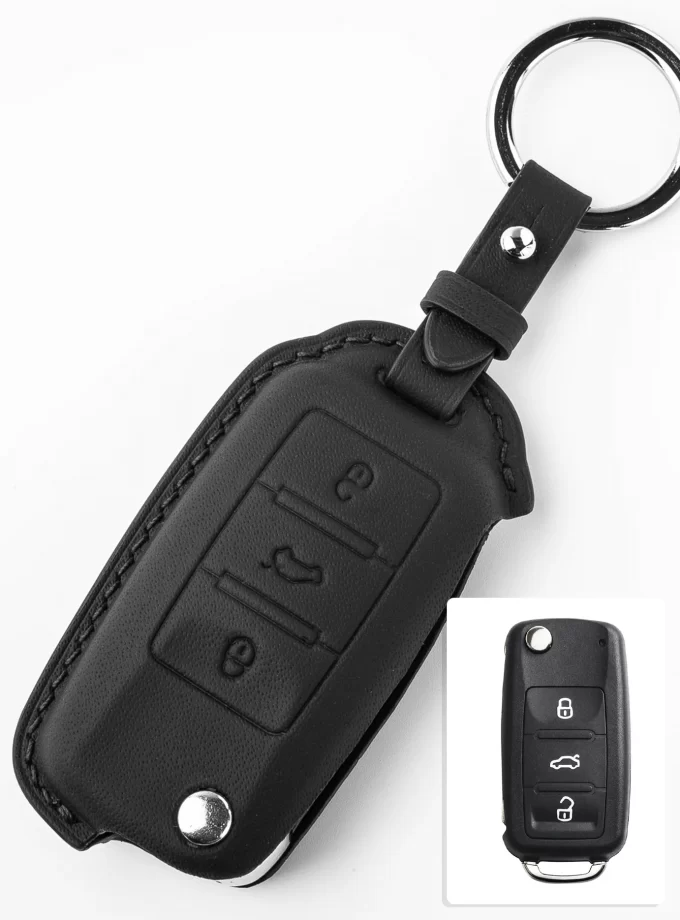 Шкіряний чохол для ключа Volkswagen TM-672