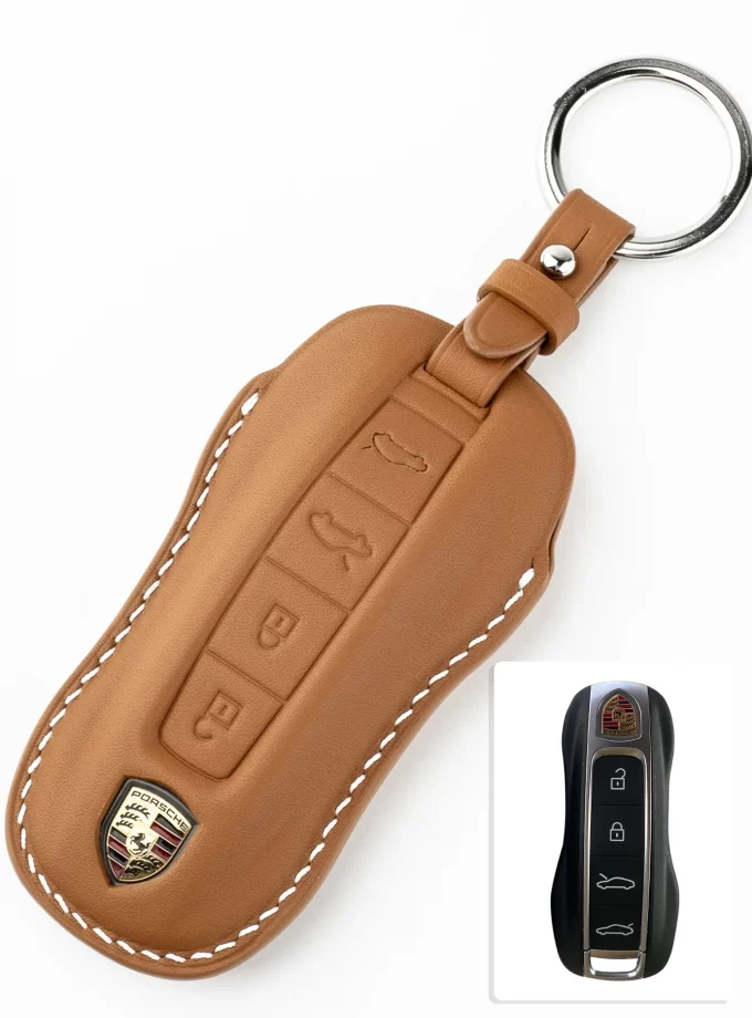 Шкіряний чохол для ключа Porsche TM-611