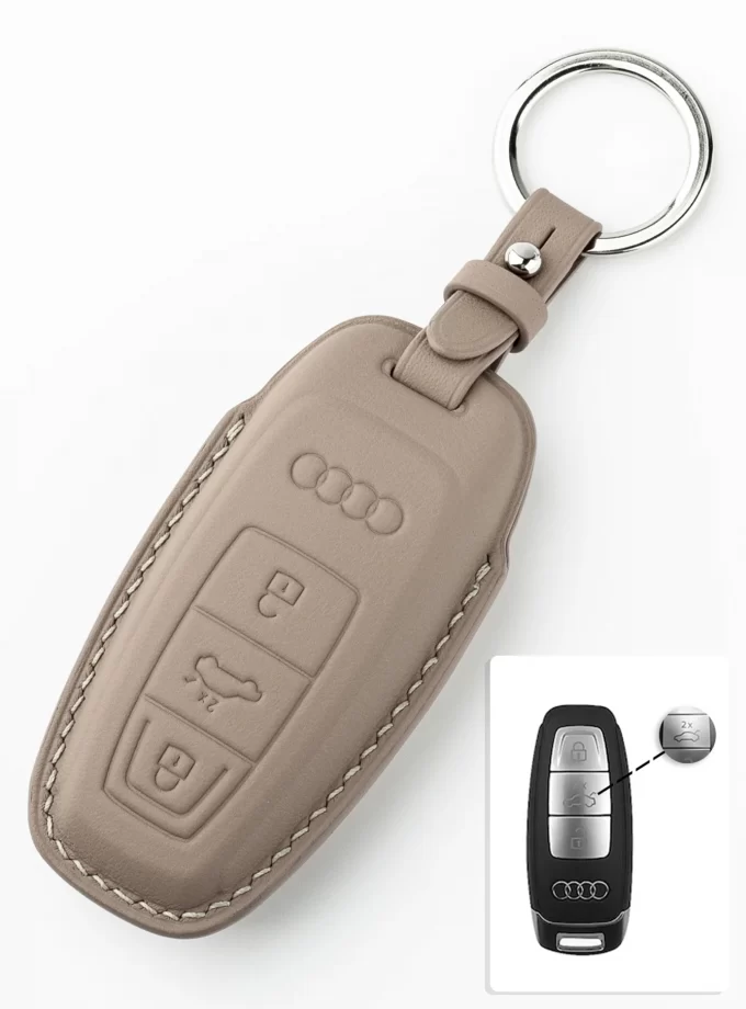 Шкіряний чохол для ключа Audi TM-621