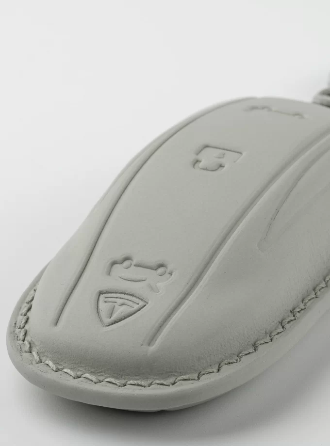 Шкіряний чохол для ключа Tesla Model X TM-615