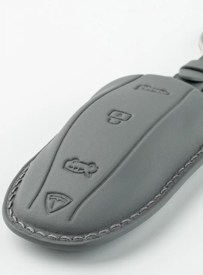 Шкіряний чохол для ключа Tesla Model S TM-614