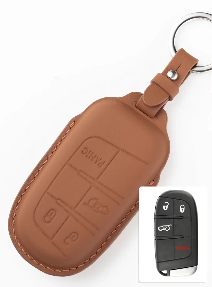 Шкіряний чохол для ключа Jeep TM-1199