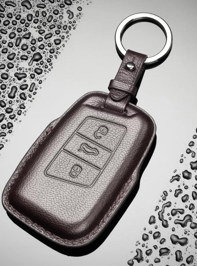 Шкіряний чохол для ключа Skoda TM-6677