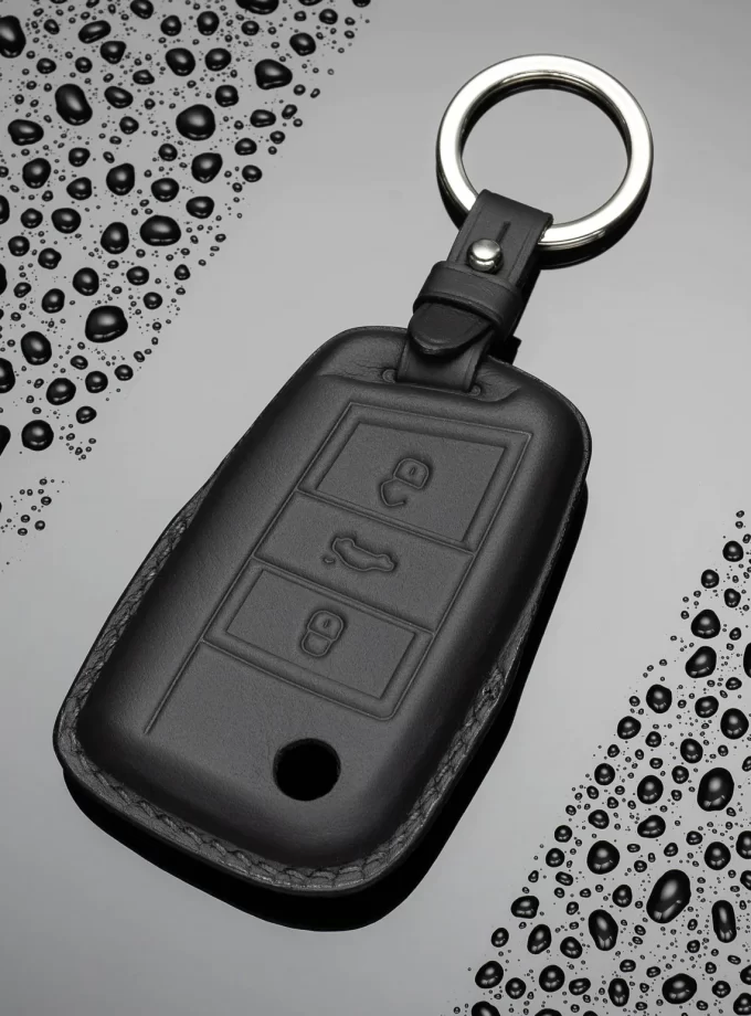 Шкіряний чохол для ключа Skoda TM-6733