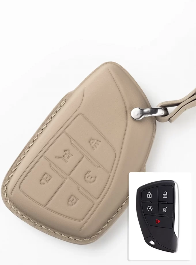Шкіряний чохол для ключа Chevrolet TM-3277